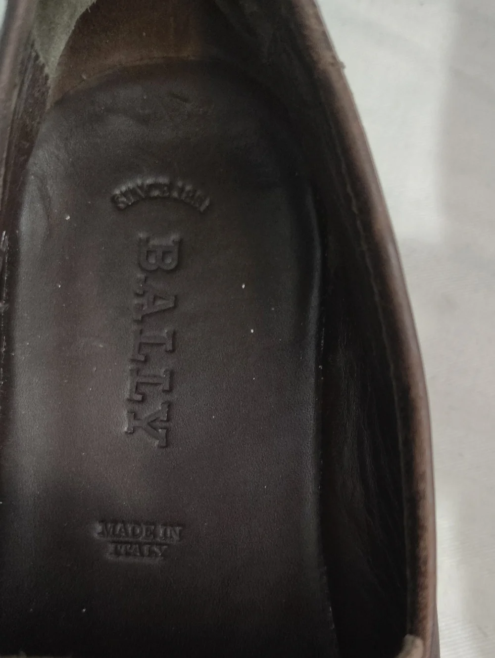 Bally Luxury Made In Italy Brown Leather Tassel Loafers Big Boy 5.5/ Women's 7